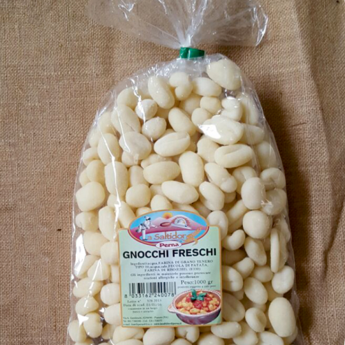 gnocchi confezionati a ciuffo